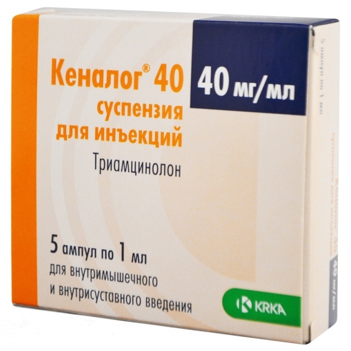 Кеналог 40 для блокады коленного сустава
